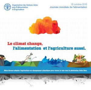 Article : Journée Mondiale de l’alimentation 2016 : le climat change, l’alimentation et l’agriculture aussi